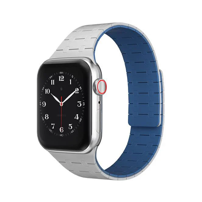 "Dual-Tone" Sport Silicone Magnetic Breathable Band For Apple Watch - Image 11