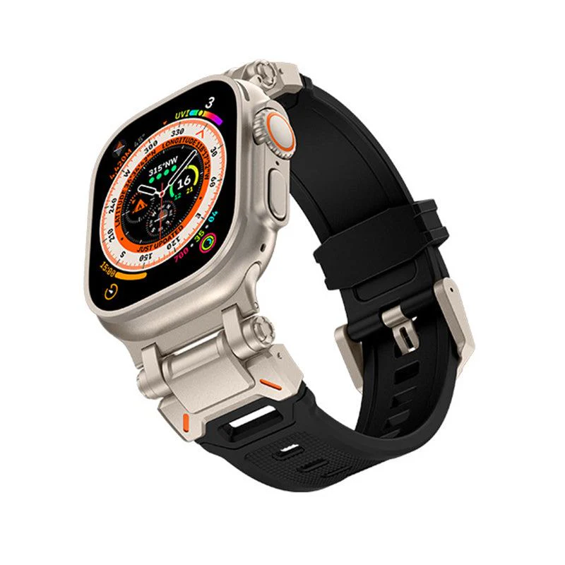 "Ultimate Luxury" TPU Band With Titanium Connector For Apple Watch - Image 12