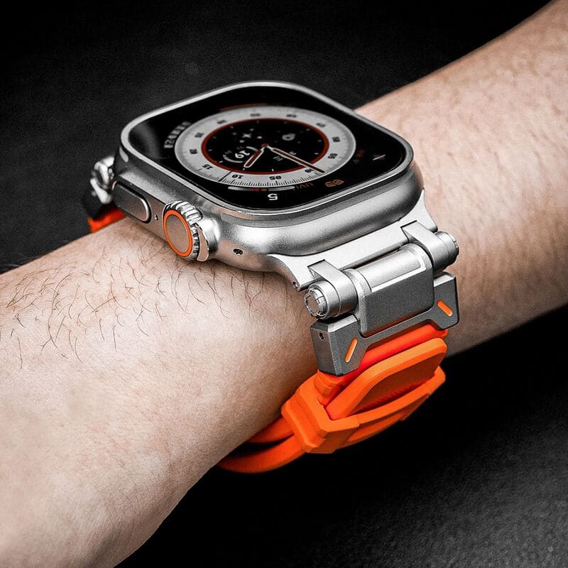"Ultimate Luxury" TPU Band With Titanium Connector For Apple Watch - Image 3