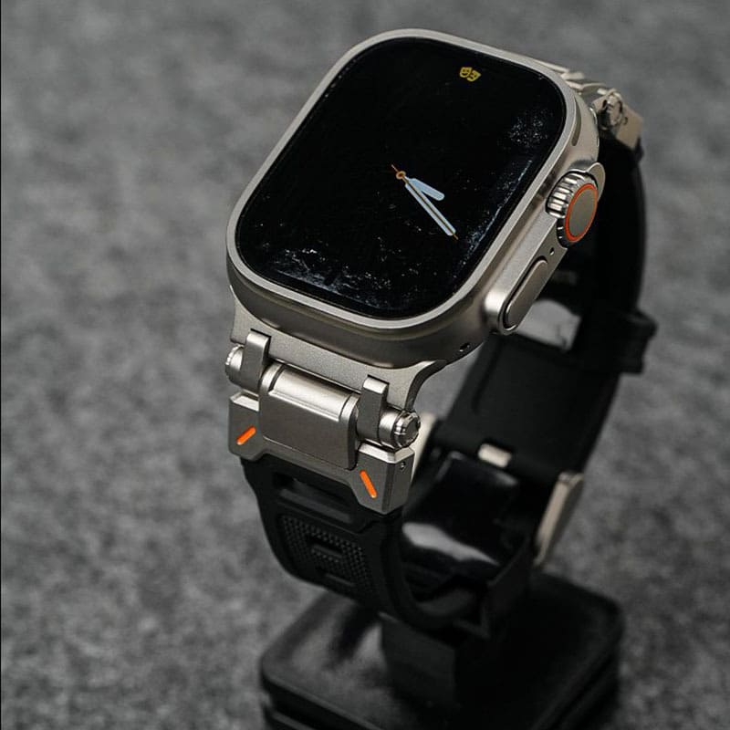 "Ultimate Luxury" TPU Band With Titanium Connector For Apple Watch - Image 4