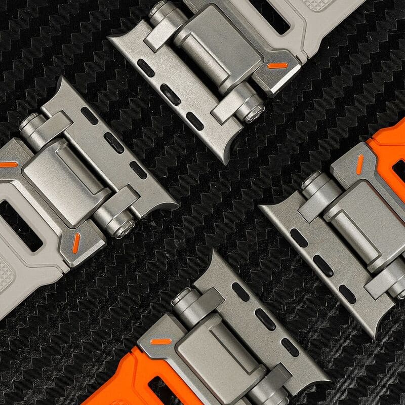 "Ultimate Luxury" TPU Band With Titanium Connector For Apple Watch - Image 5