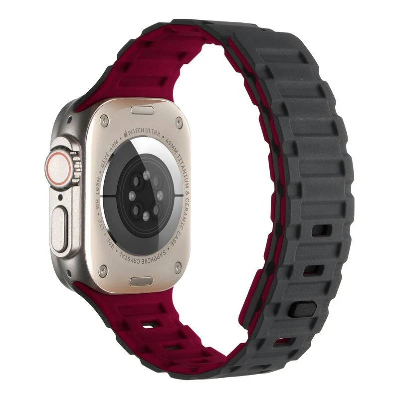 "Dual-Tone" Ultra-Durable Magnetic Silicone Band For Apple Watch - Image 11