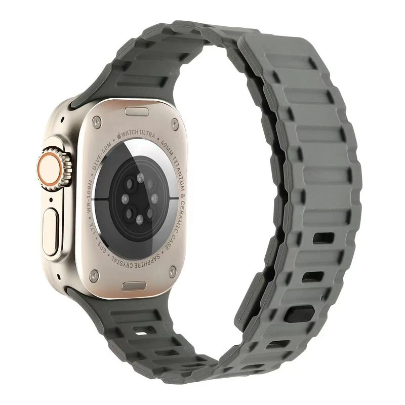 "Dual-Tone" Ultra-Durable Magnetic Silicone Band For Apple Watch - Image 16