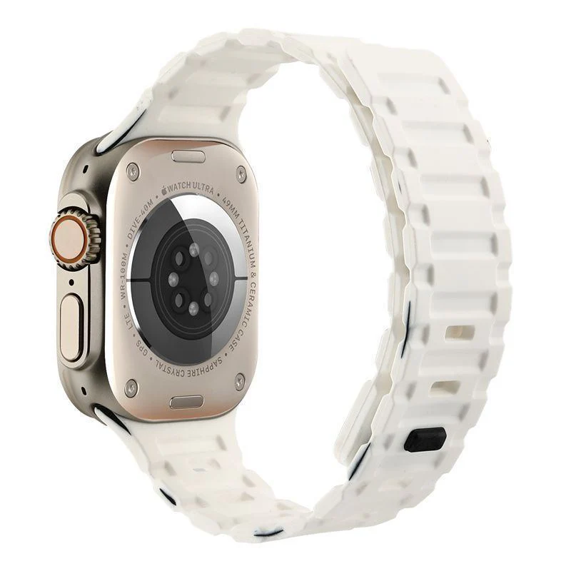 "Dual-Tone" Ultra-Durable Magnetic Silicone Band For Apple Watch - Image 21