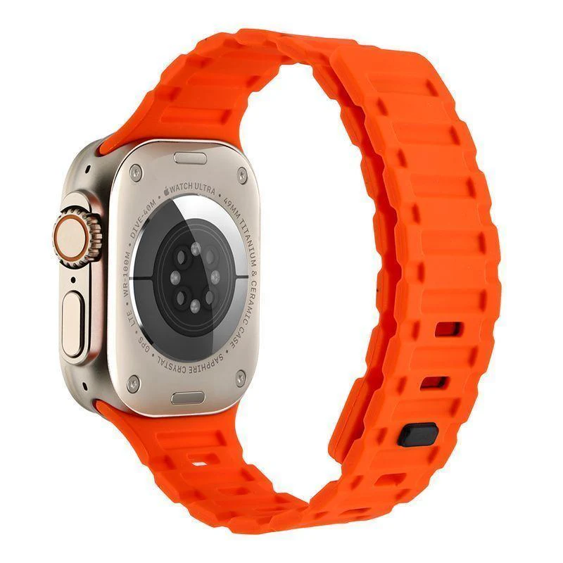 "Dual-Tone" Ultra-Durable Magnetic Silicone Band For Apple Watch - Image 22