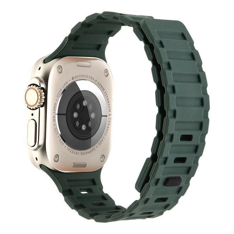 "Dual-Tone" Ultra-Durable Magnetic Silicone Band For Apple Watch - Image 23