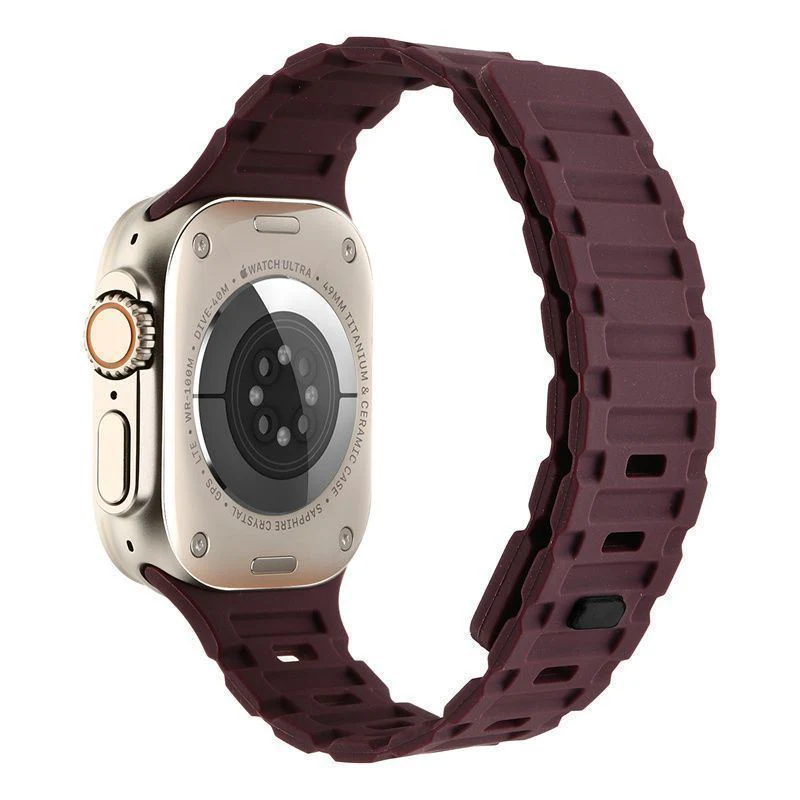 "Dual-Tone" Ultra-Durable Magnetic Silicone Band For Apple Watch - Image 25