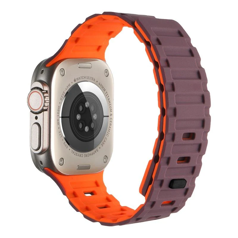 "Dual-Tone" Ultra-Durable Magnetic Silicone Band For Apple Watch - Image 5