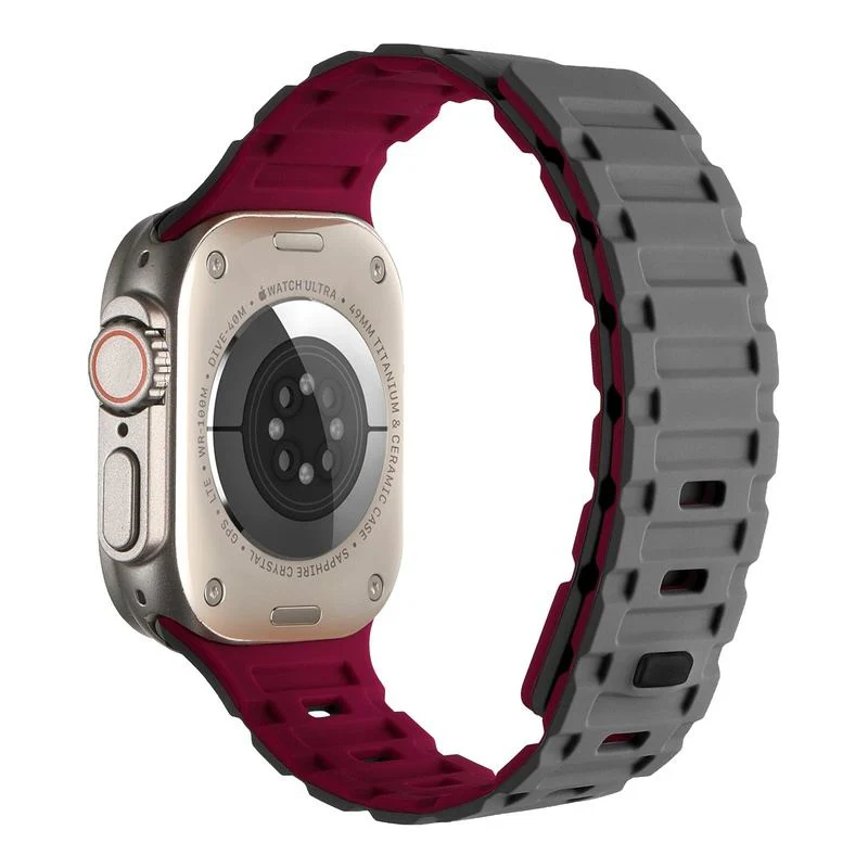 "Dual-Tone" Ultra-Durable Magnetic Silicone Band For Apple Watch - Image 8